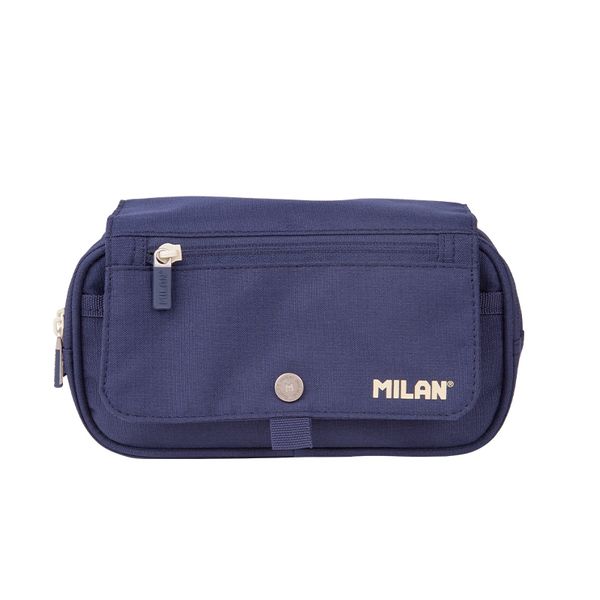 Пенал на 4-х молниях 24*13*10 см, 08149SNCB, Milan 08149SNCB