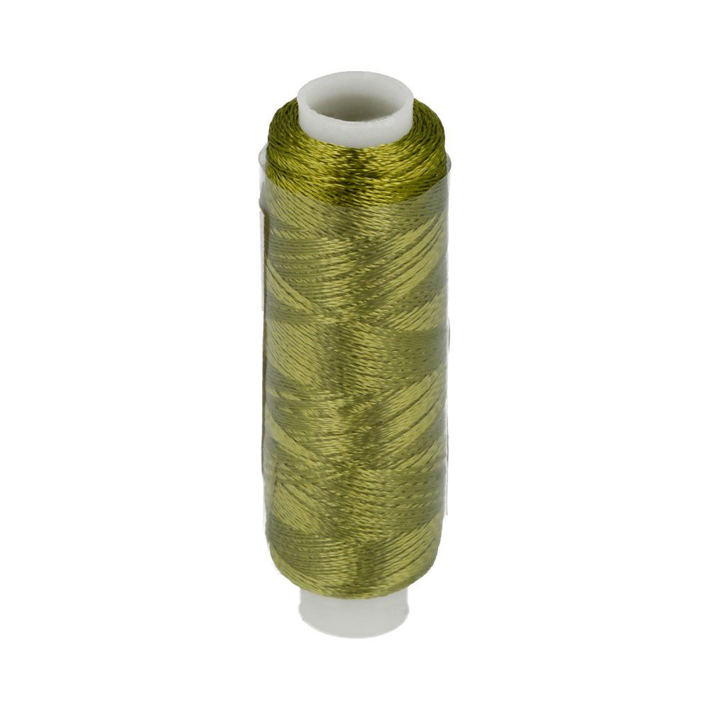 Нитки вышивальные Gamma V150/2, 10х200 ярдов, 3258 зеленый