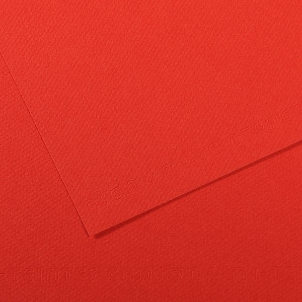 Бумага для пастели Mi-Teintes 160 г/м², 50х65 см, 10 л, №506 Красный мак, Canson, C31032S111