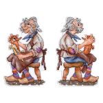 Набор для вышивания нитками МП Студия, на пластиковой канве Папа Карло 17х10см