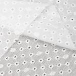 Ткань шитьё (прошва) 100 г/м², 150 см / 15 метров, TBY.Emb.2 белый