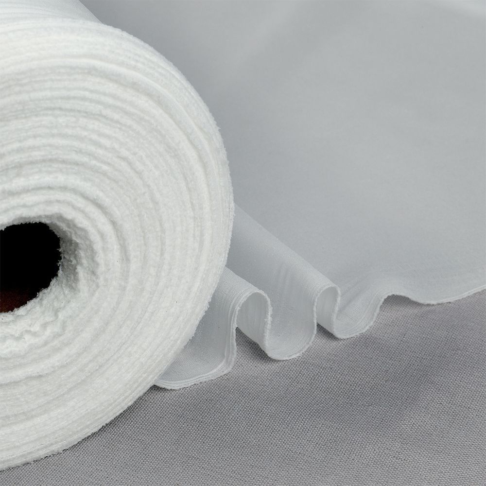 Дублерин эластичный 31 г/м², белый, шир.150см, 100м