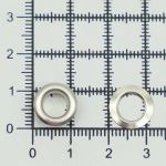 Люверсы металл ⌀_6.0 мм (внутр.), никель, 100 шт, BIG