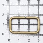 Рамка прямоугольная металл 26 мм /31х18 мм, ⌀2.5 мм/, латунь, 50 шт, 2AR042