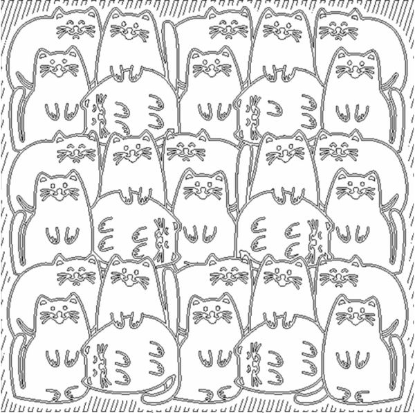 Текстурный лист Craft&Clay TSN, 20 Котики