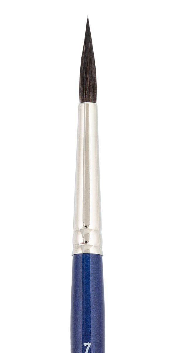 Кисть белка круглая №07, 10 шт, короткая ручка, Vista-Artista 10211-07