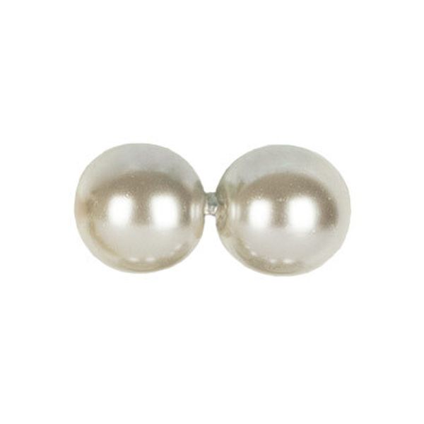 Бусины стекло (жемчуг) ⌀4 мм, 100 шт (5х20 шт), 70443 серо-бежевый, Preciosa 132-19-001