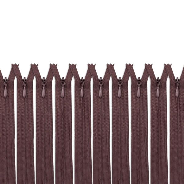 Молния потайная (скрытая) Т3 (3 мм) 1 зам., н/раз., 50 см, кор, 31319 / 50, 10 шт