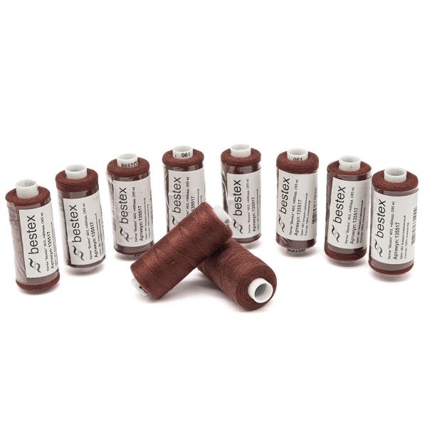 Нитки швейные бытовые Bestex 40/2, 365 м (400 ярд) / 10 кат., 061 бледно-свекольный