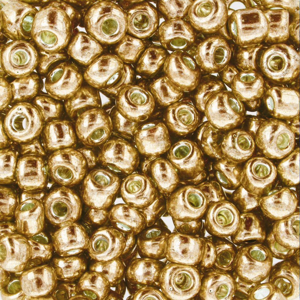 Бисер Zlatka 8/0 (2.9 мм), 100 г (10х10 г), №0560 золотой, GR