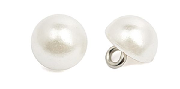 Пуговицы пластик TBY.A513 цв.001 белый 14L-9 мм, на ножке, 50 шт