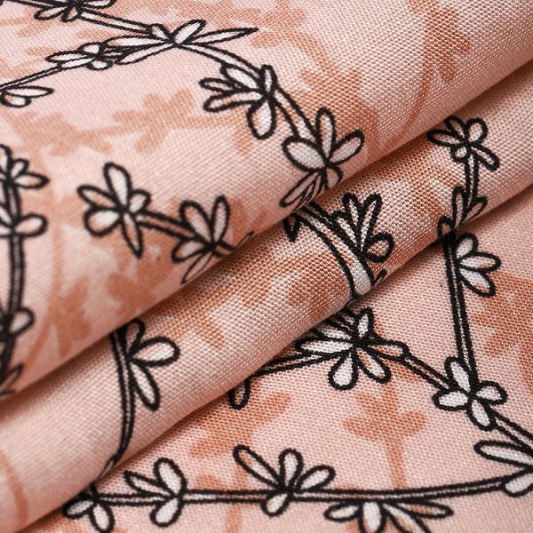 Штапель 90 г/м², 145 см / 2 метра, TBY.Vi.pr.E1326.01.2, цв.01 персиковый