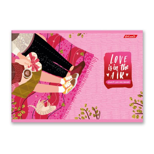 Альбом для рисования 100 г/м², A4 29х20.5 см, 48 л. на скобе, 5 шт, 000264 Время любви, Светоч 48АЛСК4_1_3_9