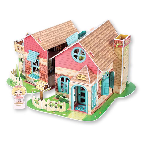 Пазл серия Кукольные домики DLH-005, Вилла, Rezark DLH-005