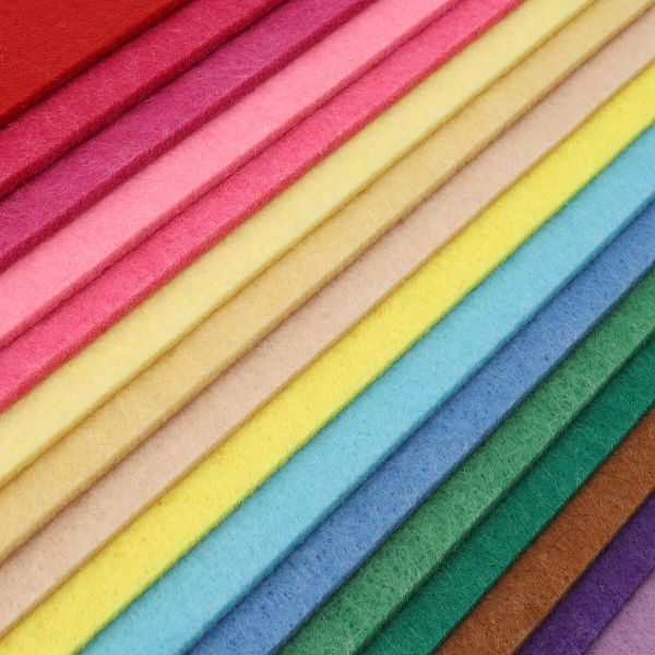 Фетр листовой жесткий 3.0 мм, 20х30 см, ассорти, 16 штук Astra&Craft (1)