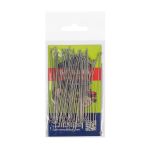 Булавки портновские сталь 70 мм, 50 шт, никель, Gamma 1-70