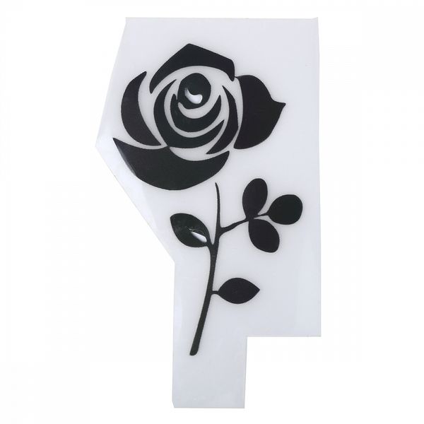 Термотрансфер флуоресцентный арт.1250 Роза 7,2х12см, уп.10 шт