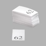Этикетка-размерник, белый, 10х20 мм, 100 шт, 62