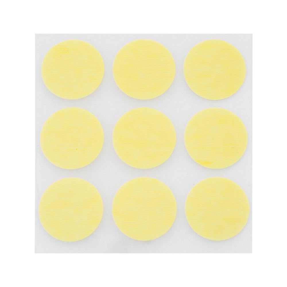 Пластины двусторонние самоклеящиеся, форма круг ⌀2.2см, 5 листов по 9 шт., 2AR23547