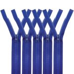 Молния трактор Arta Т6 (6 мм) 1 зам., разъем., 80 см, цв. 088 яр.синий, уп.5 шт