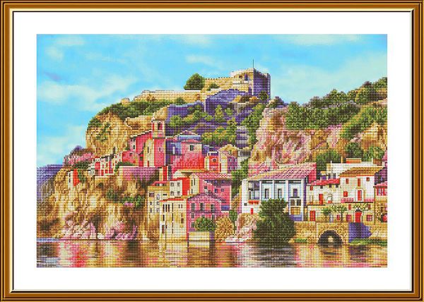 Набор для вышивания нитками Нова Слобода, Воспоминание об Альгамбре 28.3х42.8 см