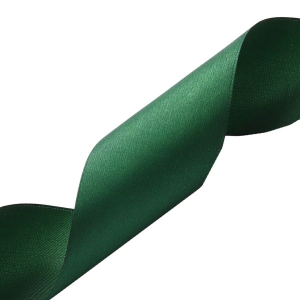 Лента атласная 1-сторонняя 50.0 мм / 22.86±1 метров, 126 т.зеленый, Globus