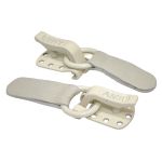 Крючок шубный Amii 50 мм, RAL 1013, 50 шт, кремовый