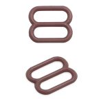 Рамки-регуляторы для бюстгальтера пластик 10.0 мм, 100 шт, C072 шиншилла