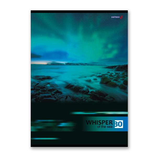 Тетрадь ученическая общая, глянцевая ламинация, A4 80 л. на скобе 65 г/м², белизна 100%, 6 шт, клетка, 000461 Ночные просторы, Светоч 80ТСК4_3_2_1