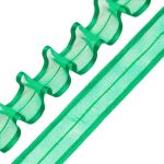 Лента капроновая (органза) для сборки бантов 20 мм, 25м HRPL-1021 (HS-1106 изумрудный)