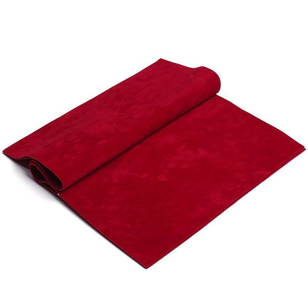 Замша искусственная двухсторонняя, КЛ21887 20х30 см, темно-красный, уп. 2 листа, 194 г/м²