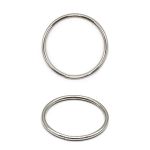 Кольцо разъемное металл in ⌀20 мм (23 мм внешн.), цв.никель, 100 шт