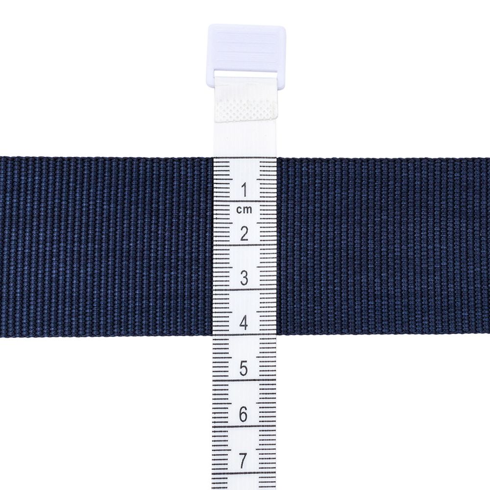 Стропа (ременная лента) 40 мм / 50 метров, толщ. 1.0 мм, [26.3 г/пог.м], 100% п/э, 030 т.синий