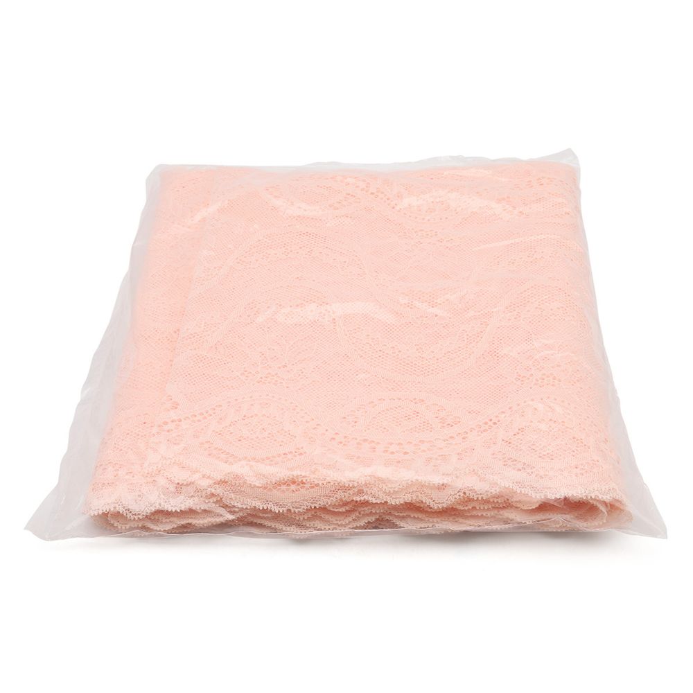 Кружево бельевое эластичное 245 мм / 10 м, телесный, 1261