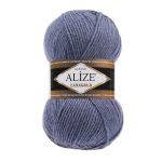 Пряжа Alize (Ализе) Lana Gold / уп.5 мот. по 100 г, 240м, 203 джинса A