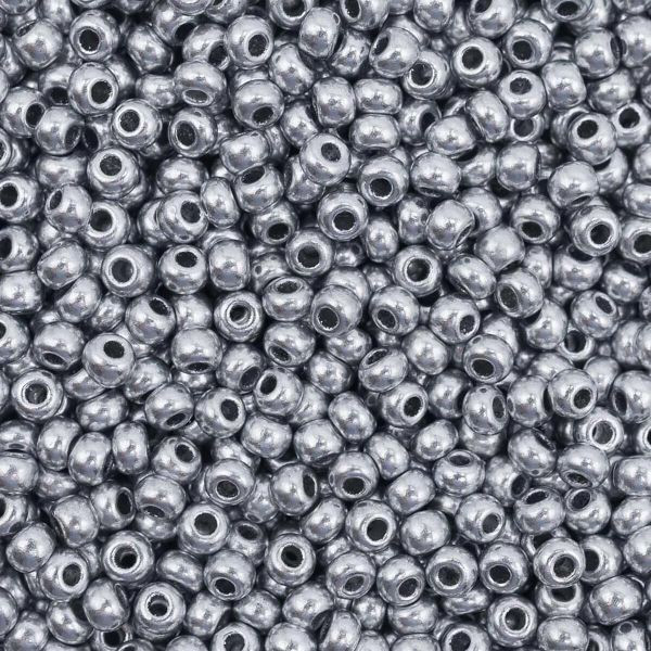 Бисер Preciosa 10/0 (2.3 мм), прозрачный solgel, круг.отв., 100 г (5х20 г), (01700 ) 331-19001-10/0