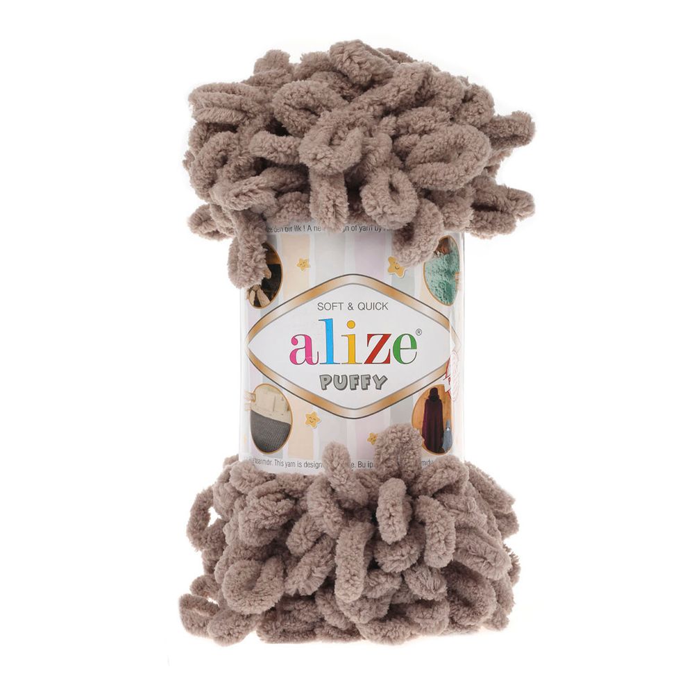 Пряжа Alize (Ализе) Puffy / уп.1 мот. по 100 г, 9м, 530 норка