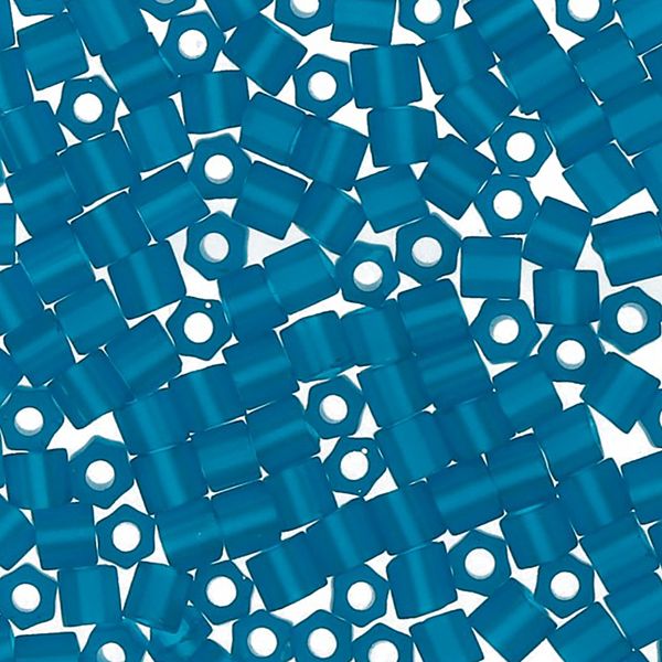 Бисер Toho 11/0 Hexagon 2 (2.2 мм), 25 г (5х5 г), 0007BDF мор.волна/матовый