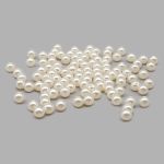 Бусины пластик (жемчуг) ⌀10 мм, 50 г, Astra&Craft (003 NL телесный)