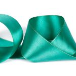 Лента атласная 2-сторонняя с метанитью 50.0 мм / 33±2 метра, 016 зеленый/золото, Gamma AL-50M