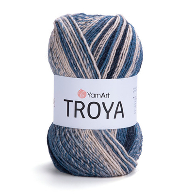 Пряжа YarnArt (ЯрнАрт) Troya / уп.5 мот. по 100 г, 250 м, 2102 секционный