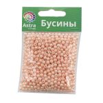 Бусины пластик (жемчуг) ⌀4 мм, 25 г, Astra&Craft, 006 NL розовый