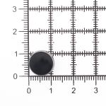 Пуговицы на ножке 18L (11мм), металл (Black/S (черный/серебро)), MEs-2013, 36 шт