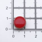 Пуговицы на ножке 18L (11мм), металл (Red/G (красный/золото)), MEs-2013, 36 шт