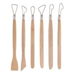 Набор стеков скульптурных с петлей VSK-06 3х6 шт, дерево+нержав.сталь, Vista-Artista