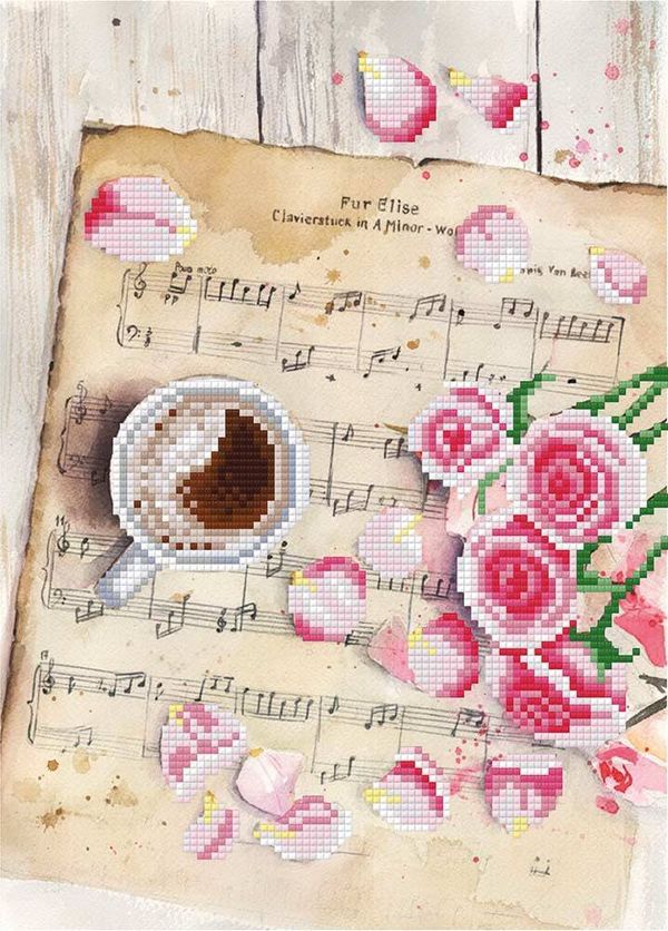 Алмазная (кристальная) мозаика Фрея, Мелодия утра, 22х30 см