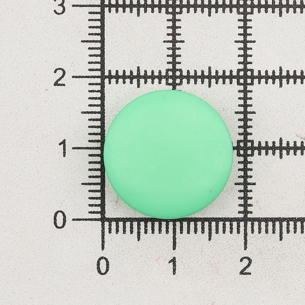 Пуговицы на ножке 28L (18мм), пластик (Green (зеленый)), NE68, 48 шт