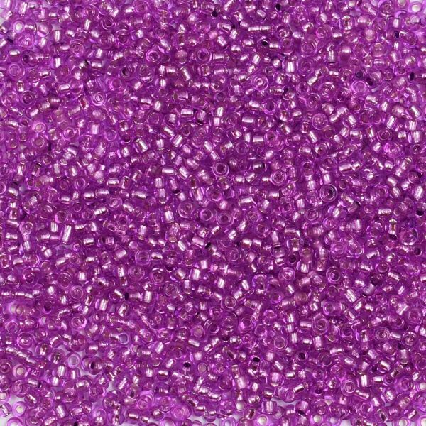 Бисер Astra&Craft 11/0 (2.1 мм), 200 г (10х20 г), цв. 1094 сиреневый/прозрачный