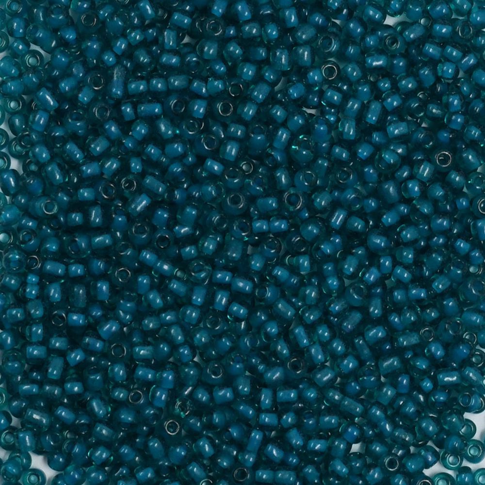 Бисер Astra&amp;Craft 11/0 (2.1 мм), 200 г (10х20 г), цв. 21А-4 бирюза/прозрачный с цветным центром