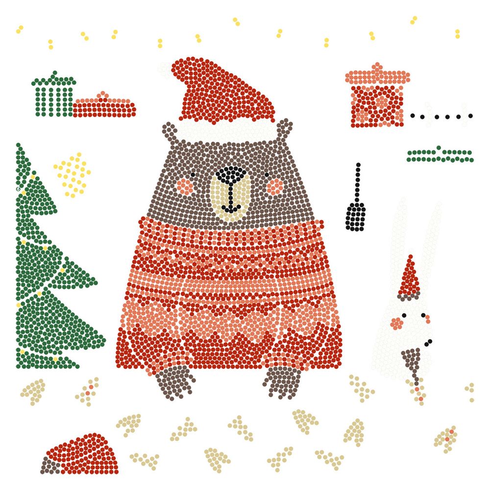 Алмазная (кристальная) мозаика Фрея ALBP-291, постер Рождественское печенье, 30х30 см